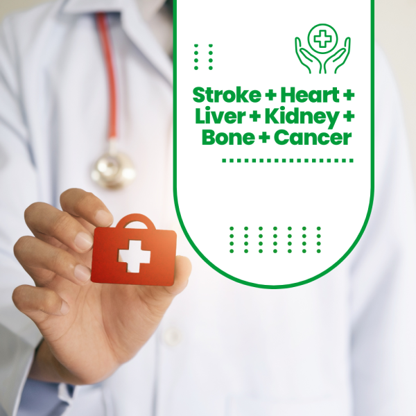 Stroke+Heart+Liver+Kidney+Bone+Cancer Package