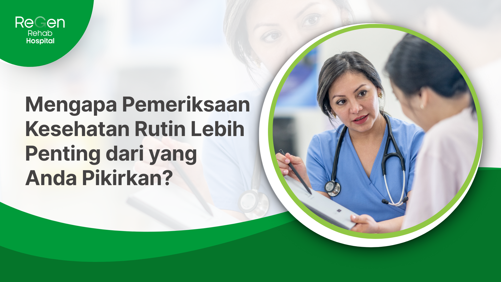 Pemeriksaan Kesehatan Rutin Penting